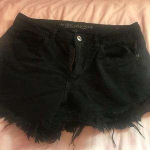 Black High Waisted Shorts